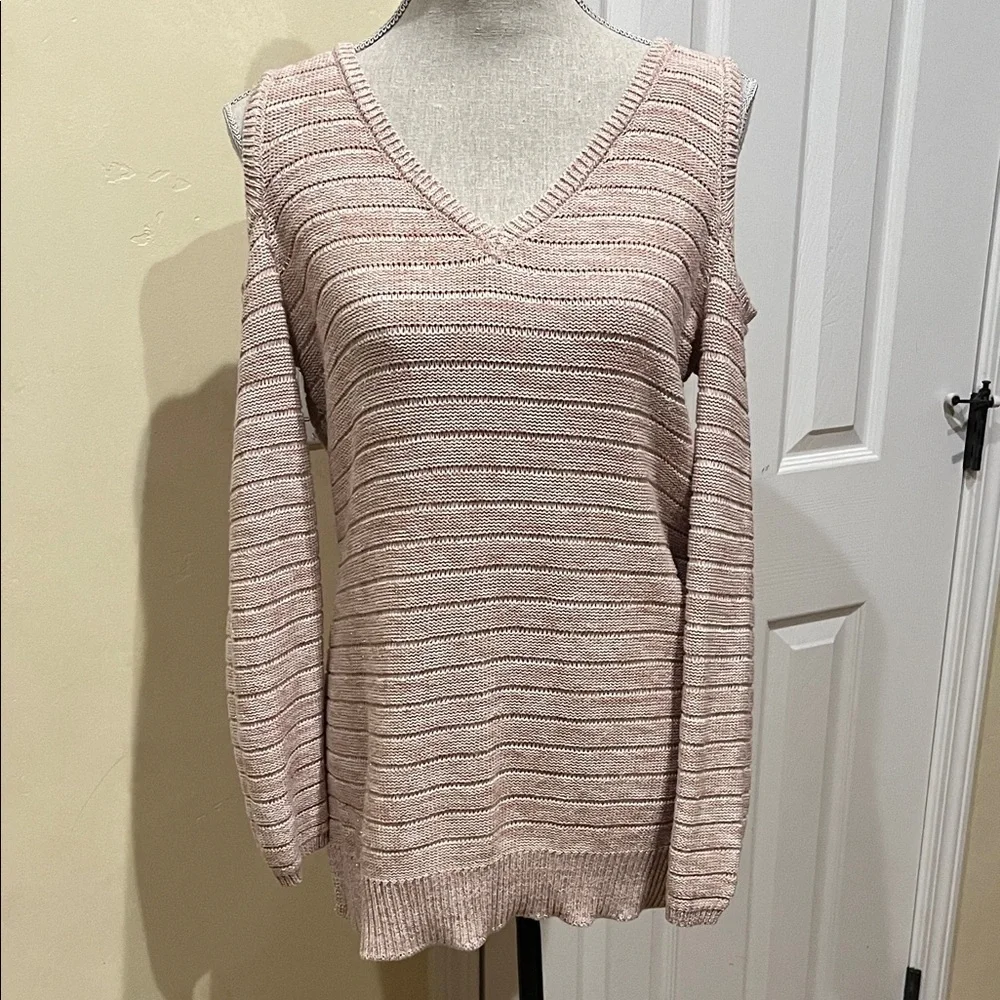 White House Black Market Cold Shoulder Sweater